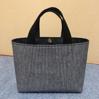 ハンドメイド  トートバッグ  ヒッコリー(トートバッグ)