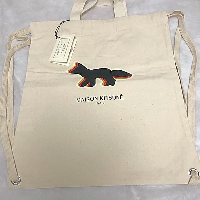 新品 メゾンキツネ トートバッグ＆リュックサックMAISONKITSUNE