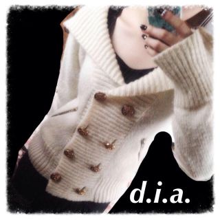 ダイア(d.i.a)のdia ニットジャケット(ニット/セーター)