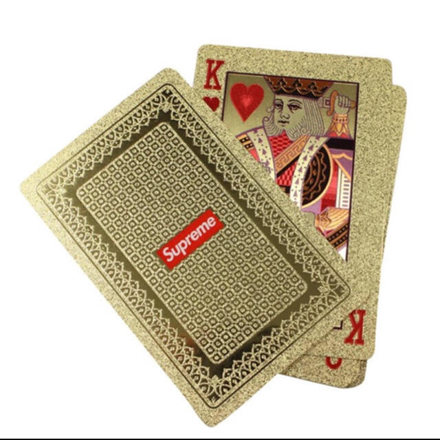 白 フリル付 supreme純金トランプ スペードJ - 通販 - www.bonkulovic.com
