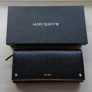 マリークワント(MARY QUANT)のMARY QUANT 大人系の長財布 ブラック黒 シンプル(財布)