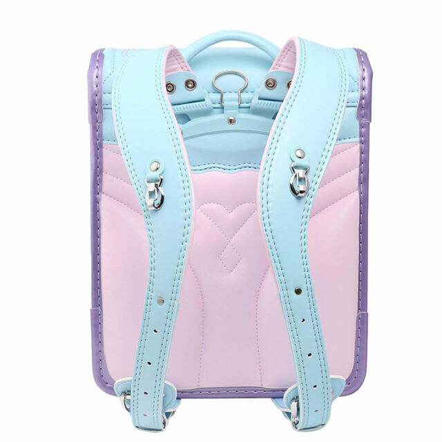 新品 ランドセル A4フラットファイル対応 スカイブルー 女の子 ハート 水色