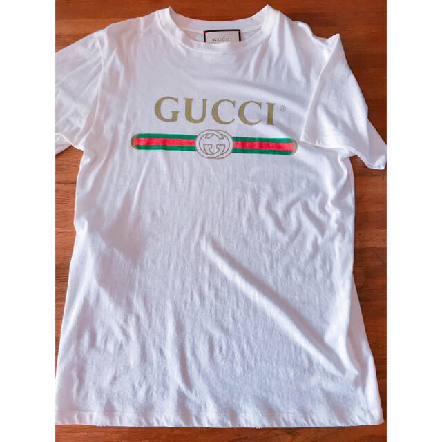 Gucci(グッチ)のGUCCI プリントコットン Tシャツ レディースのトップス(Tシャツ(半袖/袖なし))の商品写真