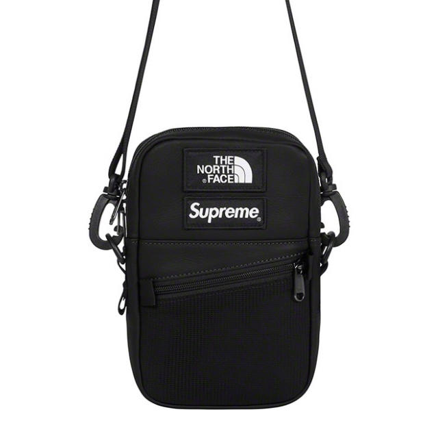 supreme the north Face ショルダー 黒