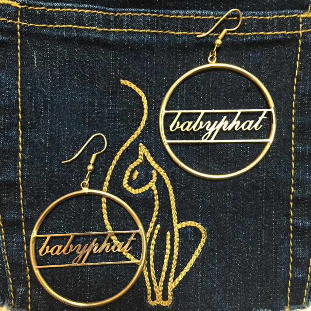 Baby Phat(ベビーファット)の03 cat様専用☆baby phat☆used☆ピアス レディースのアクセサリー(ピアス)の商品写真