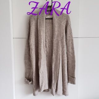 ザラ(ZARA)のZARA♡ニットロングカーディガン(カーディガン)