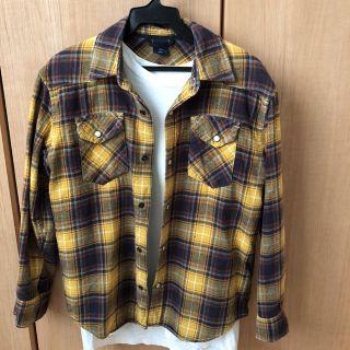 ギャップ(GAP)の140 GAP 黄色 長袖シャツ(Tシャツ/カットソー)