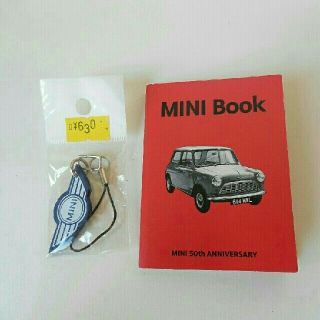 ビーエムダブリュー(BMW)のBMW MINI ストラップ ＆ MINI BOOK(ノベルティグッズ)