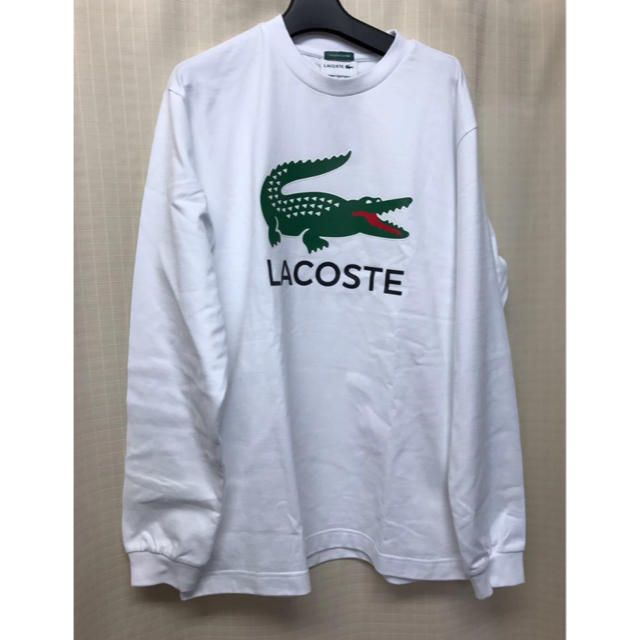 ★完売★5★LACOSTEラコステビームス別注 ビッグワニ Tシャツ ホワイト | フリマアプリ ラクマ