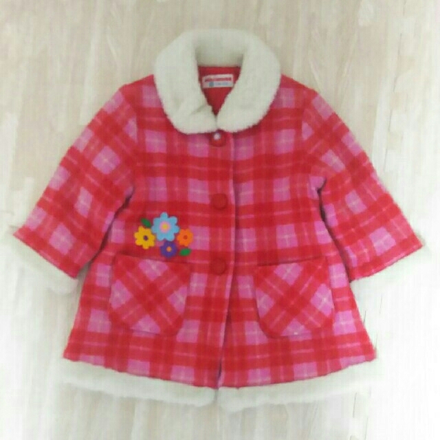 mikihouse(ミキハウス)のﾐｷﾊｳｽ ｺｰﾄ 90 キッズ/ベビー/マタニティのキッズ服女の子用(90cm~)(コート)の商品写真