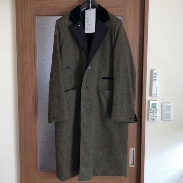 返品送料無料】 SUNSEA - sunsea British wool coat 16aw チェスター