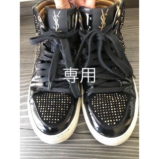 サンローラン(Saint Laurent)のイヴ・サンローラン スタッズ ハイカット スニーカー(スニーカー)