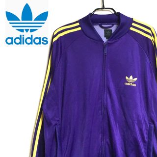 アディダス(adidas)の【希少】90Sアディダスオリジナルス スリーストライプ ジャージ Lサイズ(ジャージ)