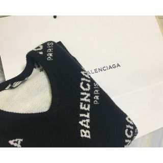 バレンシアガ(Balenciaga)のBALENCIAGA ロゴニットセーター(ニット/セーター)