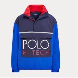 ヴィンテージラルフpolo hi techバイカラーナイロンジャケットL