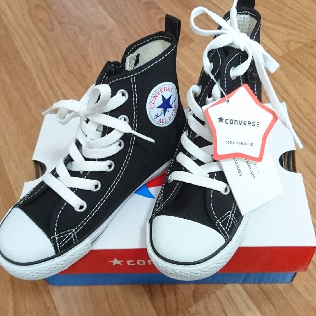 【さと様専用】CONVERSE　ハイカット　スニーカー　19cm キッズ/ベビー/マタニティのキッズ靴/シューズ(15cm~)(スニーカー)の商品写真