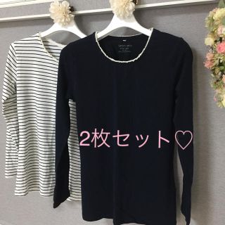 ハニーズ(HONEYS)の☆2枚セット価格☆ロンT レディース  Mサイズ(Tシャツ(長袖/七分))