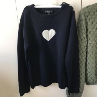 アニエスベー(agnes b.)のagnes b. heart knit(ニット/セーター)