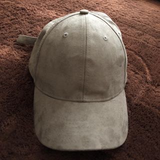 エイチアンドエム(H&M)のスエード cap(キャップ)