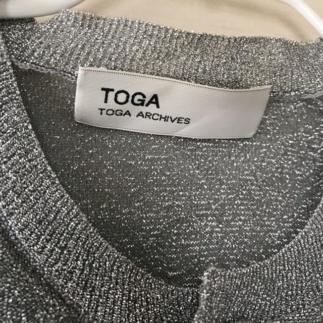 TOGA(トーガ)のToga トーガ シルバーグレー カーディガン レディースのトップス(カーディガン)の商品写真