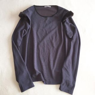 ザラ(ZARA)のZARA◎ブラウス M パープル(シャツ/ブラウス(長袖/七分))