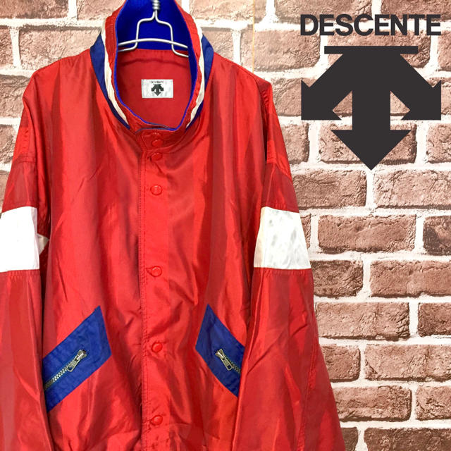 90's【DESCENTE】デサントビッグサイズナイロンジャケット