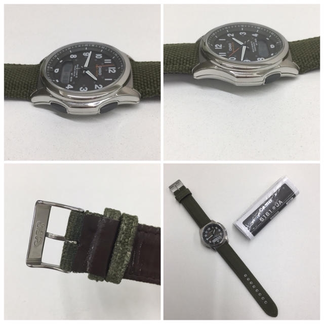 CASIO(カシオ)のカシオCASIO 腕時計 ウェーブセプター 電波ソーラー メンズの時計(腕時計(アナログ))の商品写真