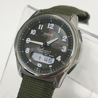 カシオ(CASIO)のカシオCASIO 腕時計 ウェーブセプター 電波ソーラー(腕時計(アナログ))