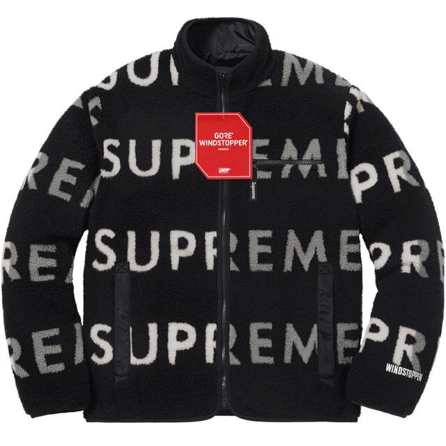 Supreme Reversible Logo Fleece Jacket