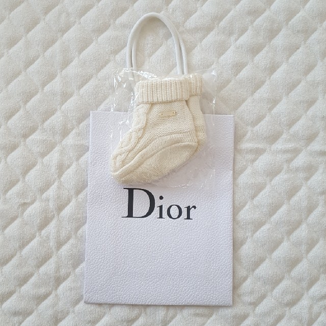 baby Dior(ベビーディオール)の【新品・未使用・未開封】Baby Dior ベビーディオール ニットソックス キッズ/ベビー/マタニティのこども用ファッション小物(靴下/タイツ)の商品写真