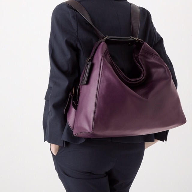 MOTHERHOUSE(マザーハウス)のあつみさまご購入MOTHERHOUSE ヨゾラパープル 2waybag L レディースのバッグ(リュック/バックパック)の商品写真