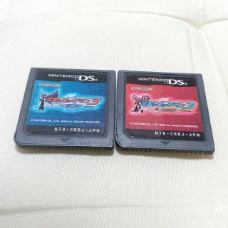 ニンテンドーDS(ニンテンドーDS)の流星のロックマン3　ブラックエース・レッドジョーカー　セット　モエツキ様専用(携帯用ゲームソフト)