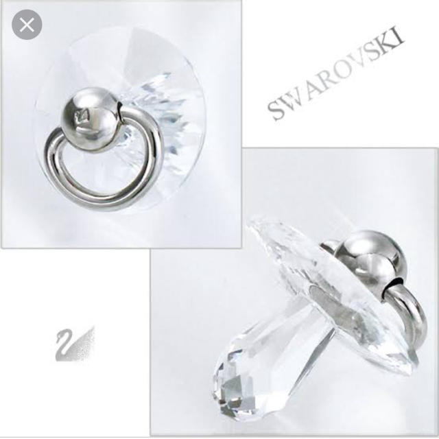 SWAROVSKI(スワロフスキー)のスワロフスキー・おしゃぶり・置物・新品未使用 インテリア/住まい/日用品のインテリア小物(置物)の商品写真