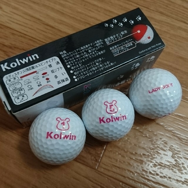 【みーこ様専用】kolwin.callaway ゴルフボール スポーツ/アウトドアのゴルフ(その他)の商品写真