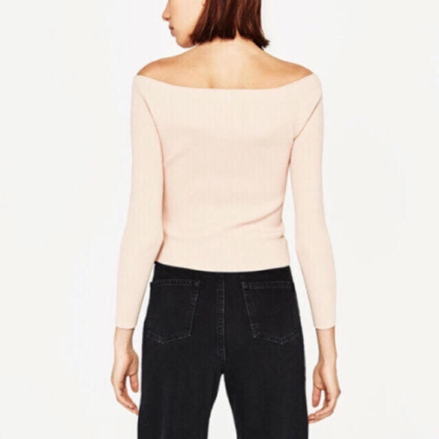 ZARA(ザラ)のクロップドドレープニット♡ZARA レディースのトップス(ニット/セーター)の商品写真