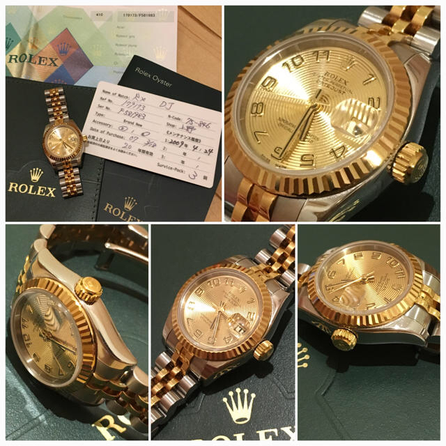 ROLEX(ロレックス)のpizzaitalia様専用商品/ ROLEX  レディース 179173 レディースのファッション小物(腕時計)の商品写真