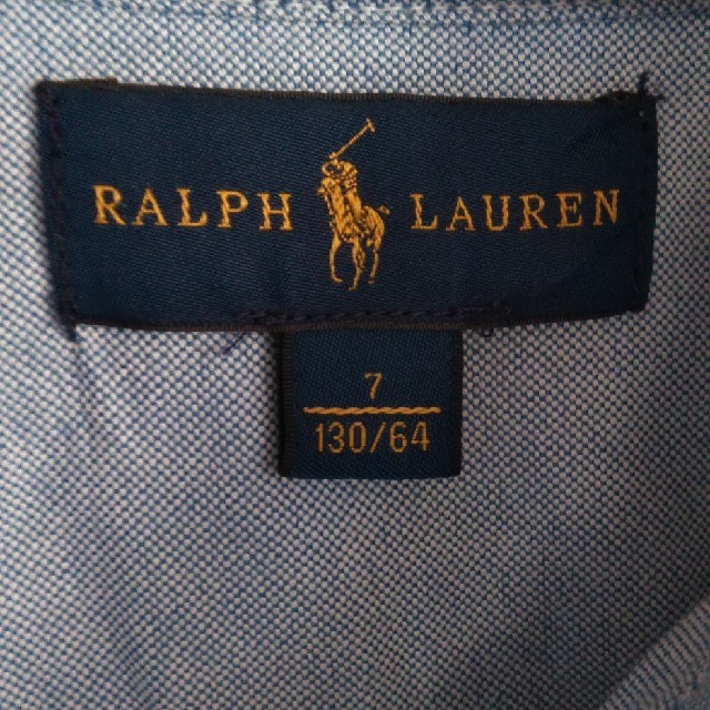 Ralph Lauren(ラルフローレン)のラルフローレン　ボタンダウンシャツ　130 キッズ/ベビー/マタニティのキッズ服男の子用(90cm~)(ブラウス)の商品写真