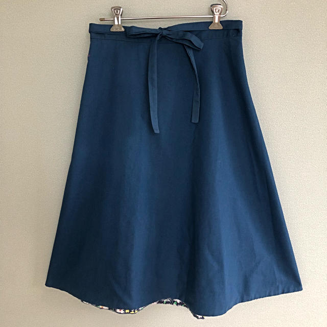 MUJI (無印良品)(ムジルシリョウヒン)の巻きスカート 原宿古着 レディースのスカート(ひざ丈スカート)の商品写真