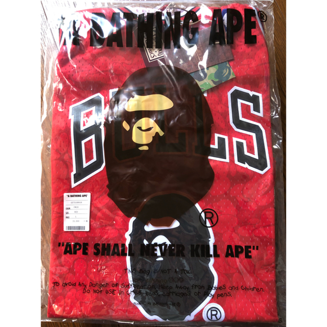 BAPE MITCHELL&NESS BULLS JERSEY TANKTOP