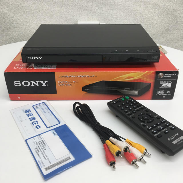 SONY(ソニー)のソニー SONY DVDプレーヤー ブラック DVP-SR20 BC スマホ/家電/カメラのテレビ/映像機器(DVDプレーヤー)の商品写真