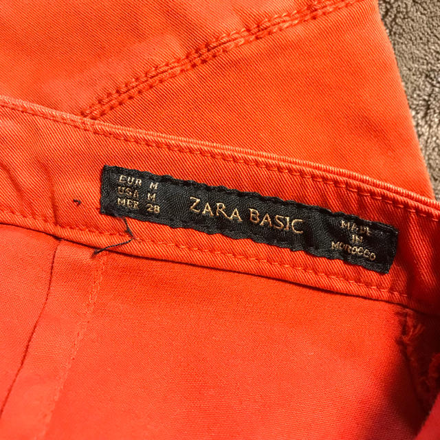 ZARA(ザラ)のZARA オレンジスカート レディースのスカート(ミニスカート)の商品写真