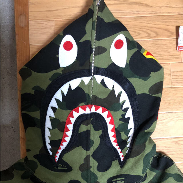 A BATHING APE(アベイシングエイプ)のシャークパーカー shark ape bape エイプ ベイプ メンズのトップス(パーカー)の商品写真