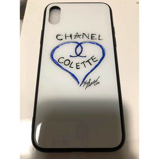 iPhoneXケース CHANELの通販 by KISSY's shop｜ラクマ