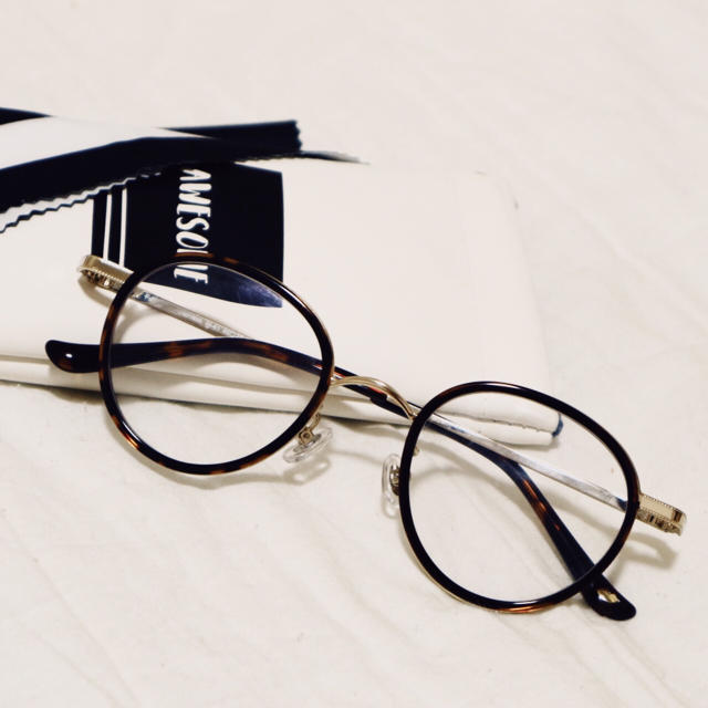 Zoff(ゾフ)のzoff 田中里奈コラボ眼鏡 べっ甲 レディースのファッション小物(サングラス/メガネ)の商品写真