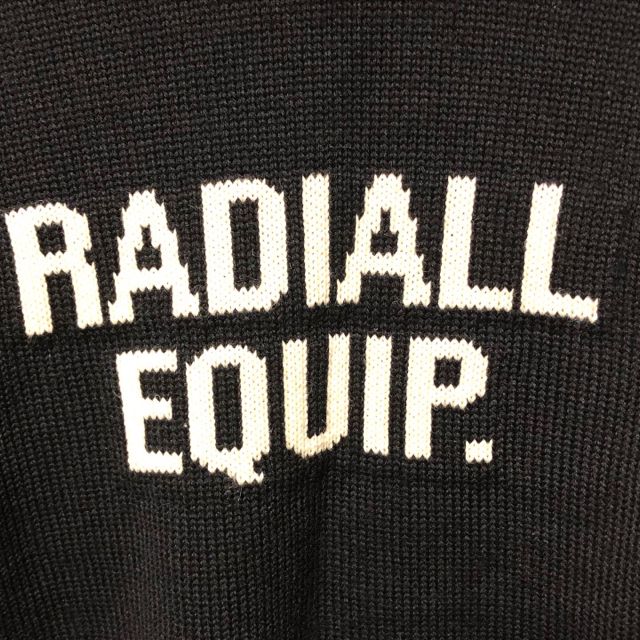 RADIALL(ラディアル)の日本製 RADIALL ラディアル ジップカーディガン CORP KNIT メンズのジャケット/アウター(ブルゾン)の商品写真