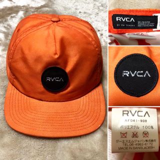 ルーカ(RVCA)の人気カラー❗️RVCA ルーカ キャップ オレンジ(キャップ)