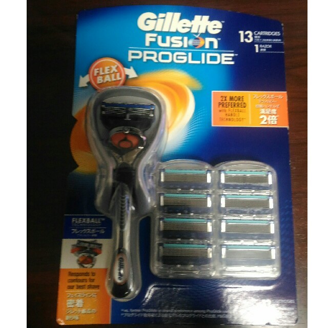 GILLETTE  FUSION PROGLIDE FLEXBALL スマホ/家電/カメラの美容/健康(メンズシェーバー)の商品写真