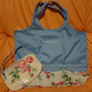 ローラアシュレイ(LAURA ASHLEY)の新品☆LAURA ASHLEY(ローラアシュレイ)☆エコバッグ Ｌサイズ(エコバッグ)