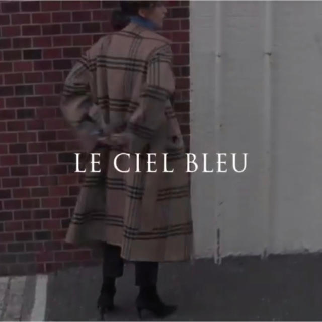 LE CIEL BLEU(ルシェルブルー)の18AW 上質ウールコート レディースのジャケット/アウター(ロングコート)の商品写真