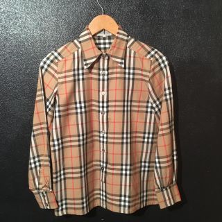 バーバリー(BURBERRY)の90's Burberrysバーバリーノバチェックシャツ(M)ヴィンテージ古着(シャツ/ブラウス(長袖/七分))